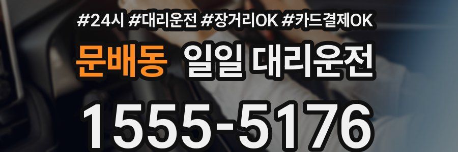 문배동 일일 대리운전