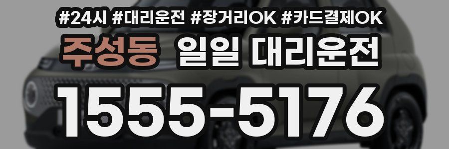 주성동 일일 대리운전