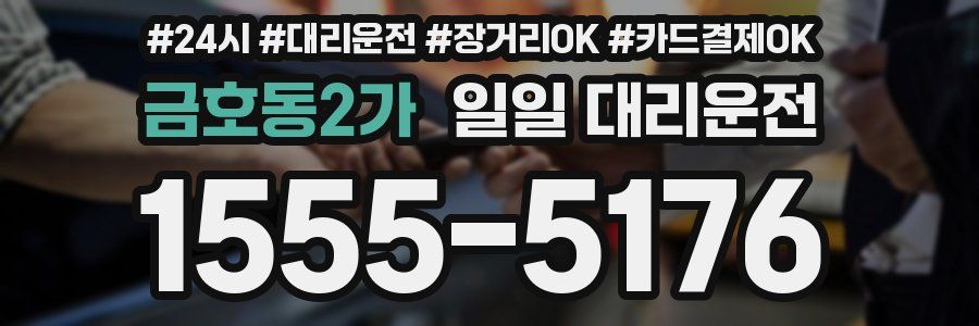 금호동2가 일일 대리운전
