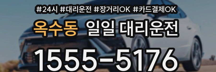 옥수동 일일 대리운전