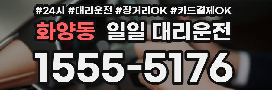 화양동 일일 대리운전