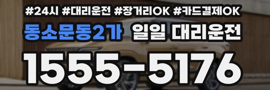 동소문동2가 일일 대리운전