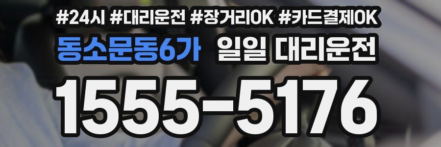동소문동6가 일일 대리운전