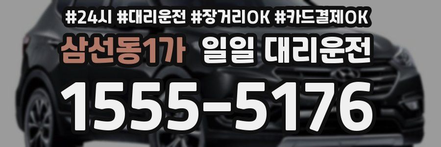 삼선동1가 일일 대리운전