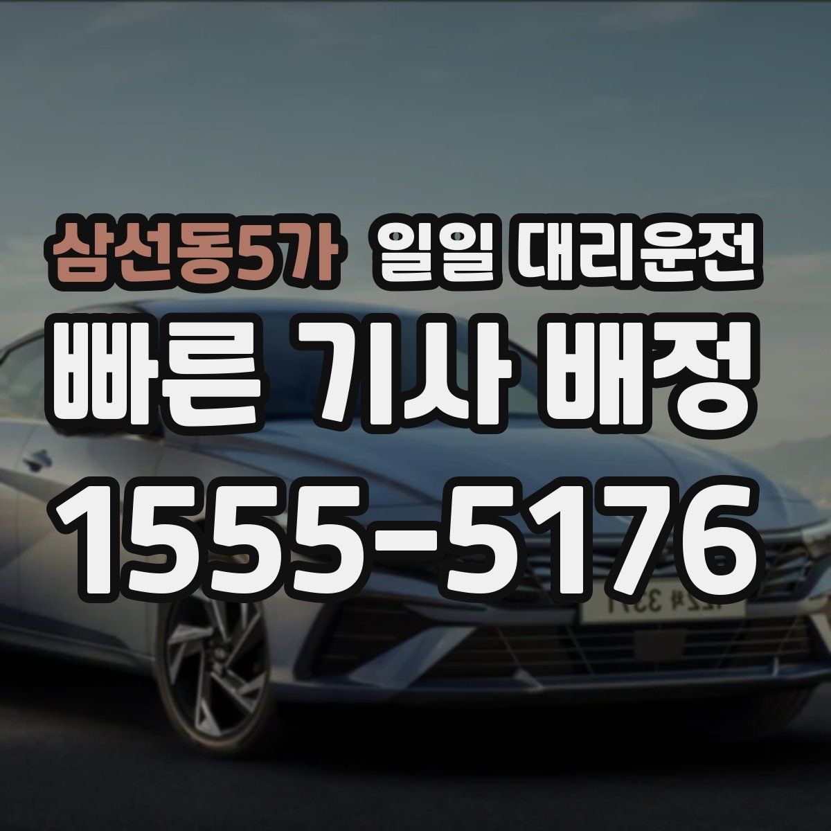 삼선동5가 일일 대리운전