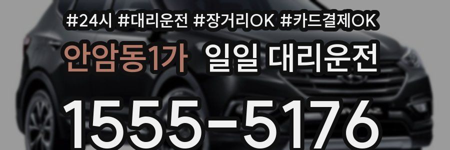 안암동1가 일일 대리운전