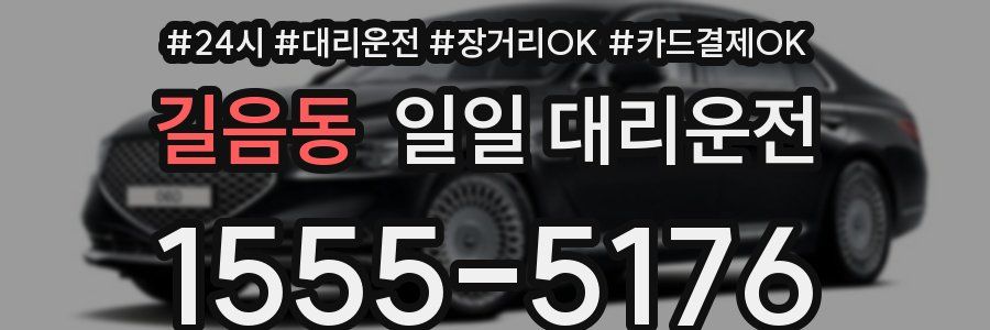 길음동 일일 대리운전