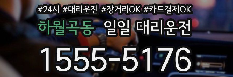 하월곡동 일일 대리운전