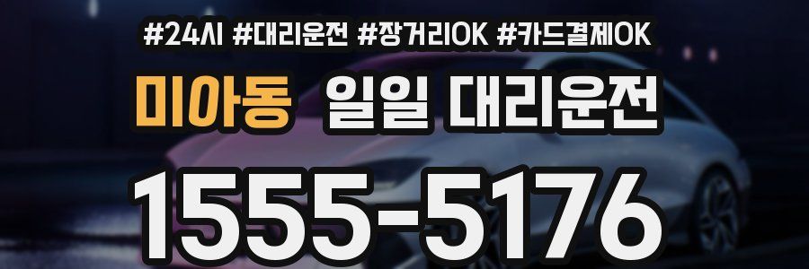 미아동 일일 대리운전