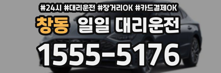 창동 일일 대리운전