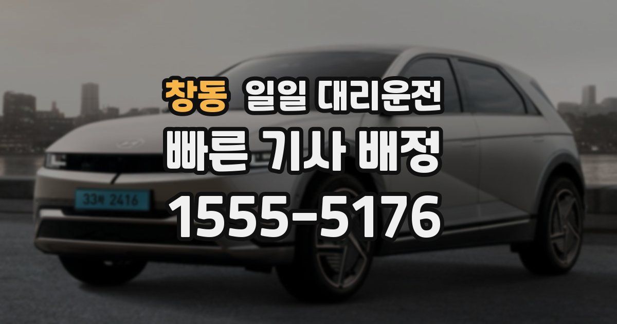 창동 일일 대리운전