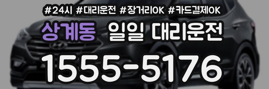 상계동 일일 대리운전