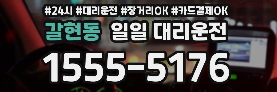 갈현동 일일 대리운전