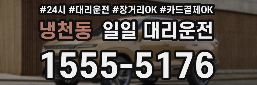 냉천동 일일 대리운전