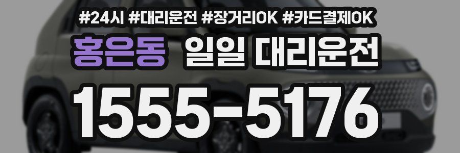 홍은동 일일 대리운전