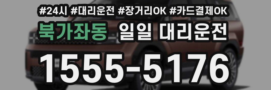 북가좌동 일일 대리운전