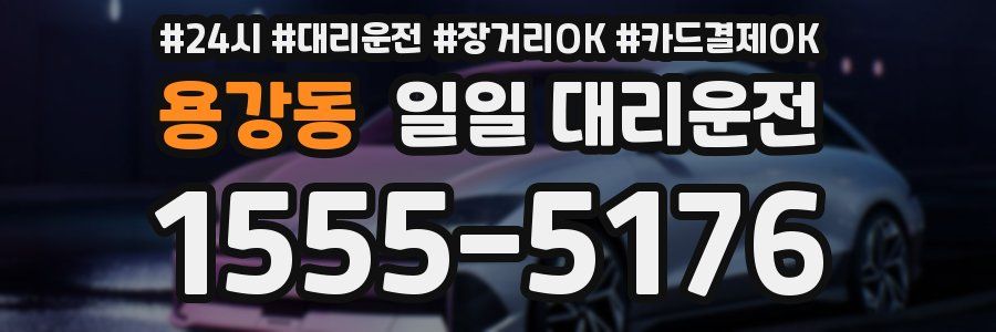 용강동 일일 대리운전
