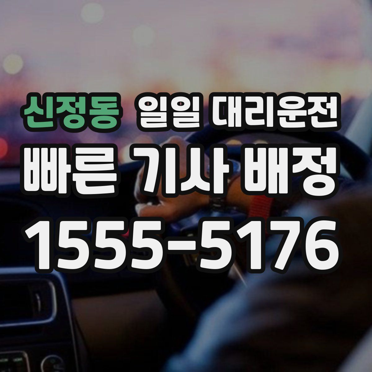 신정동 일일 대리운전
