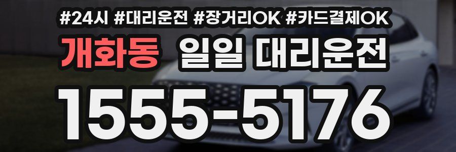 개화동 일일 대리운전