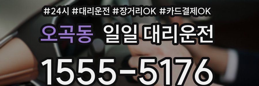 오곡동 일일 대리운전