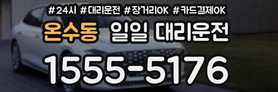 온수동 일일 대리운전