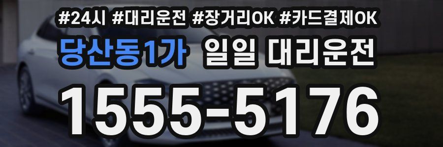 당산동1가 일일 대리운전
