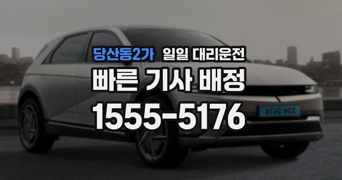 당산동2가 일일 대리운전
