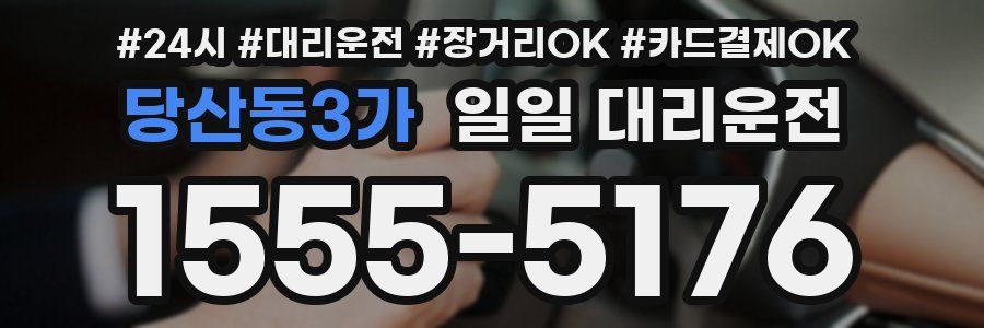 당산동3가 일일 대리운전
