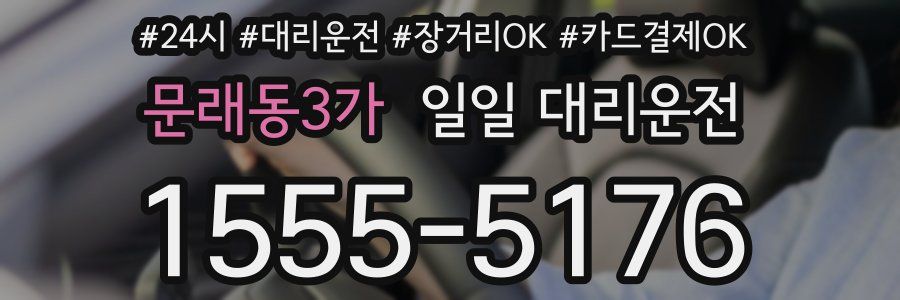 문래동3가 일일 대리운전