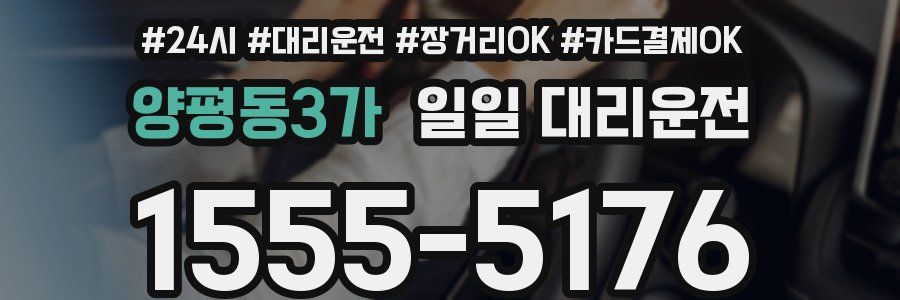 양평동3가 일일 대리운전