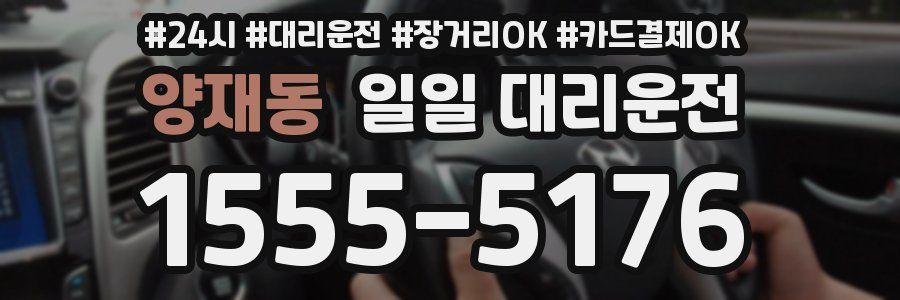 양재동 일일 대리운전