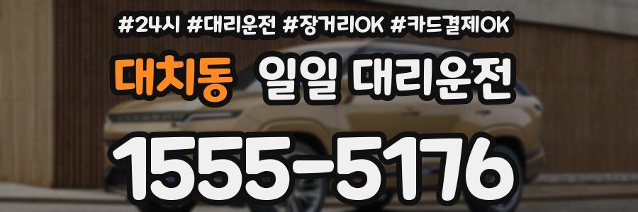 대치동 일일 대리운전