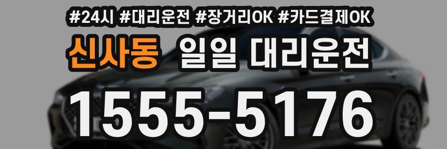 신사동 일일 대리운전