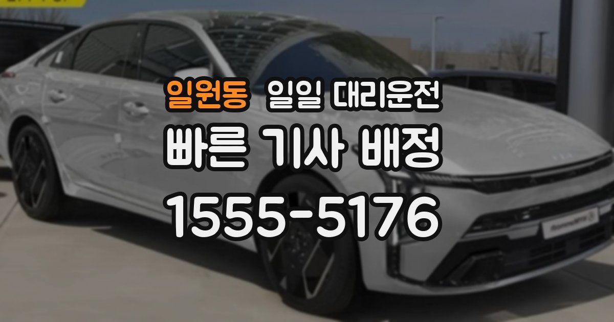 일원동 일일 대리운전