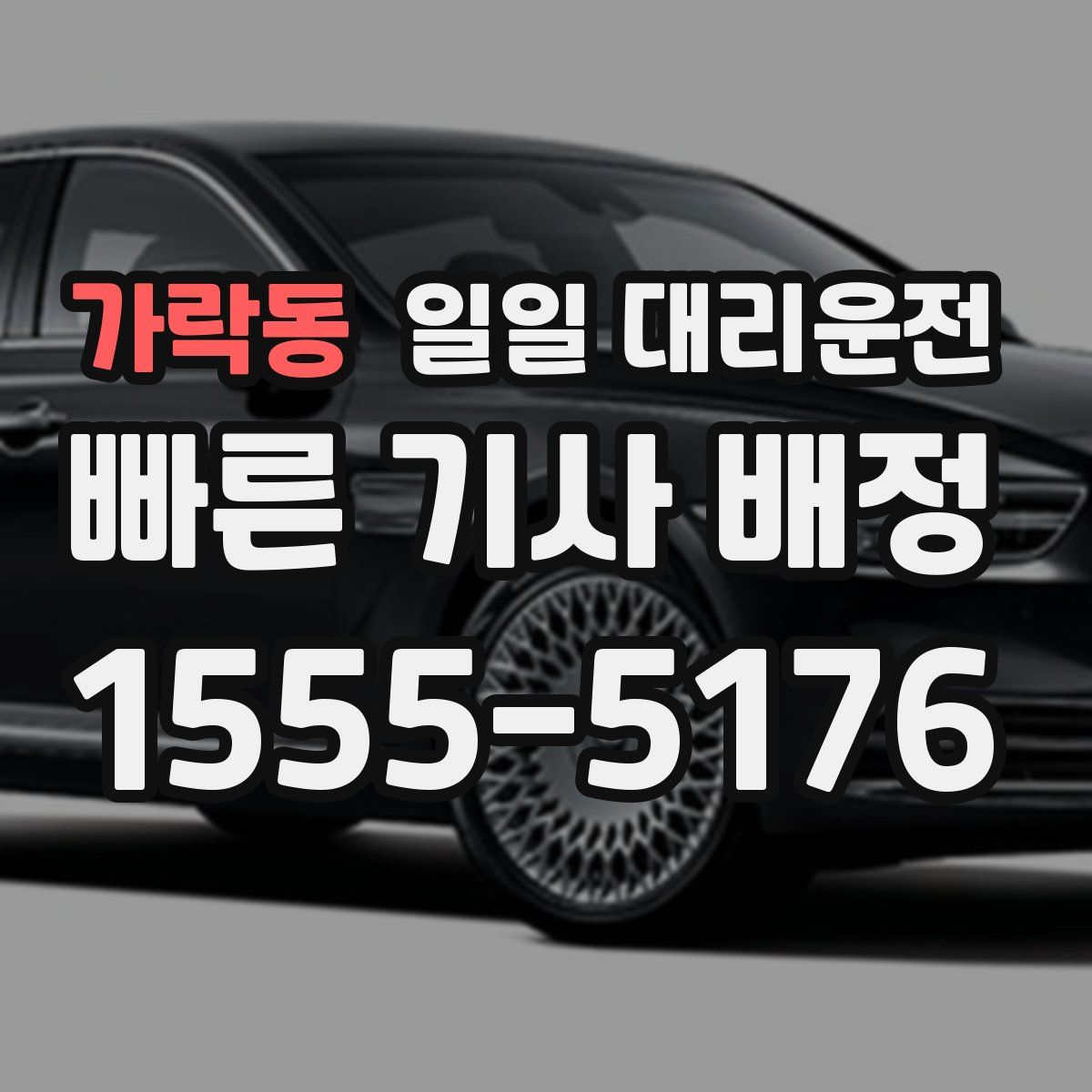 가락동 일일 대리운전