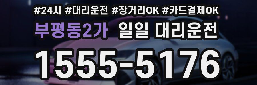 부평동2가 일일 대리운전