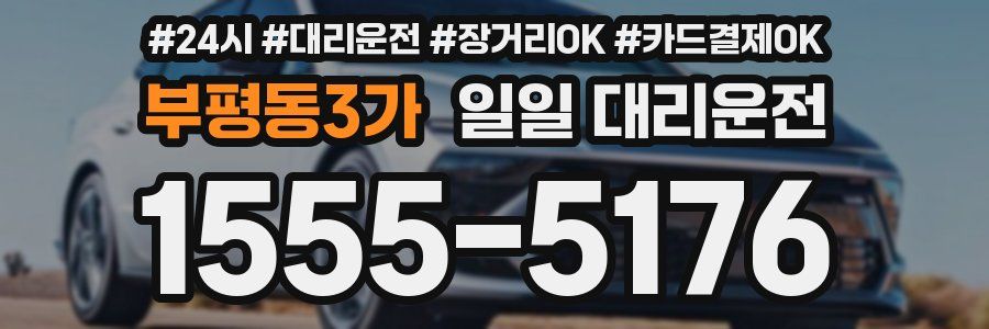 부평동3가 일일 대리운전