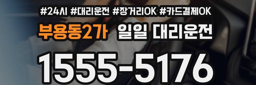 부용동2가 일일 대리운전