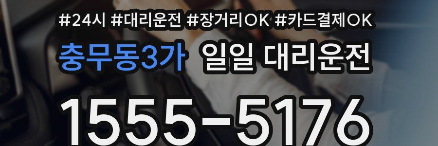 충무동3가 일일 대리운전