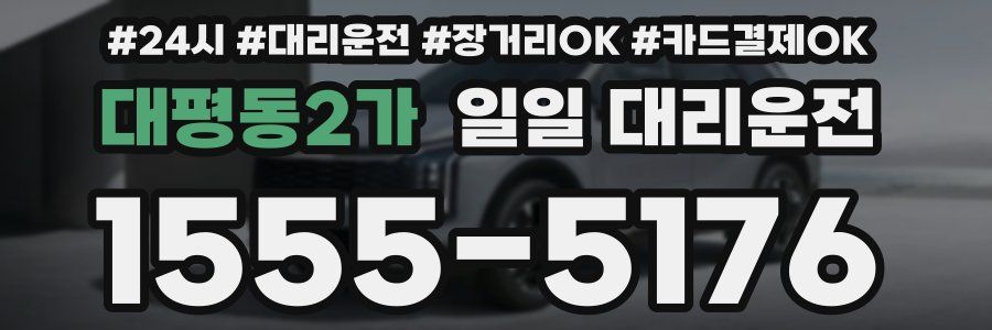 대평동2가 일일 대리운전