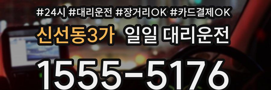 신선동3가 일일 대리운전