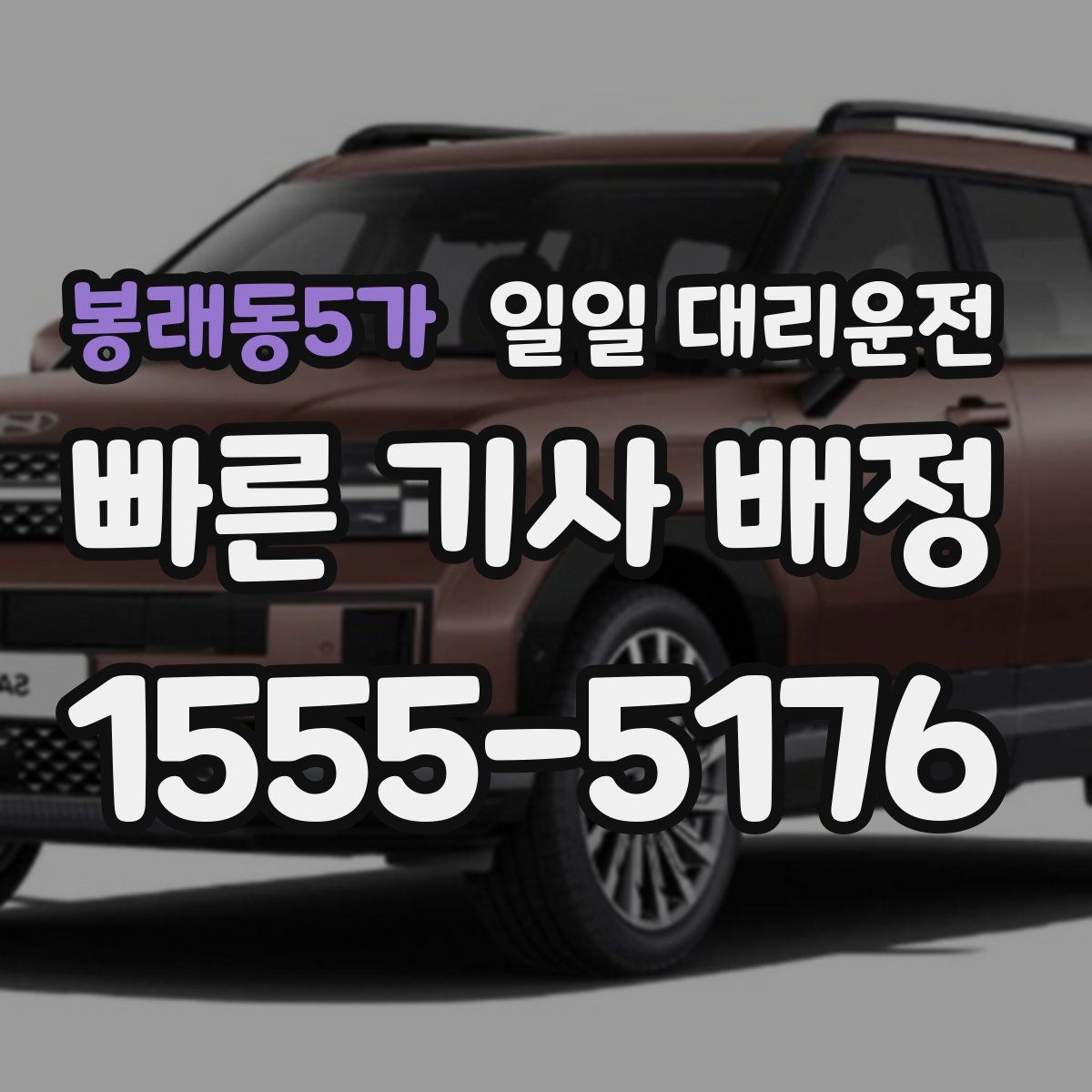 봉래동5가 일일 대리운전