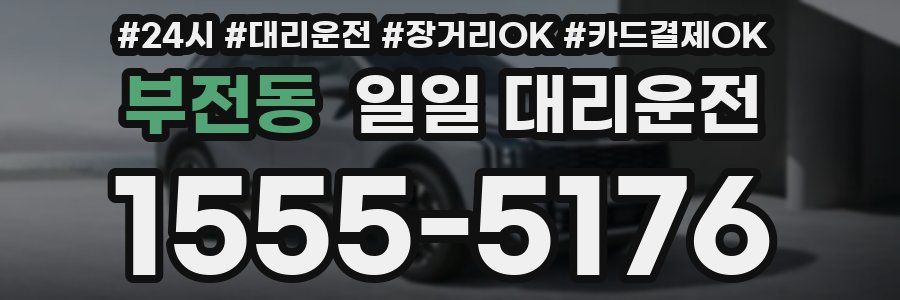 부전동 일일 대리운전