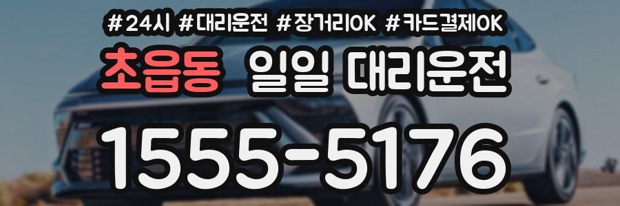 초읍동 일일 대리운전