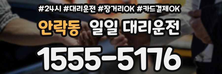 안락동 일일 대리운전