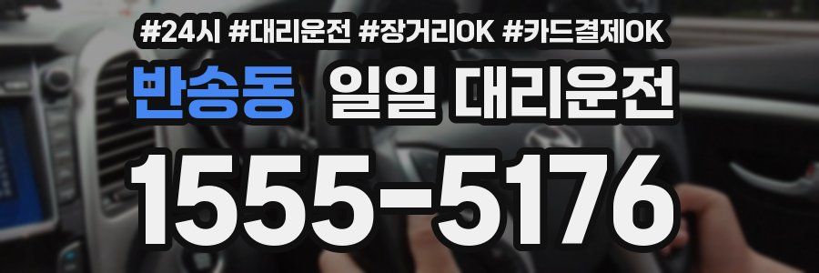 반송동 일일 대리운전