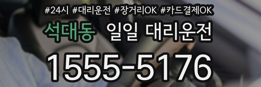 석대동 일일 대리운전
