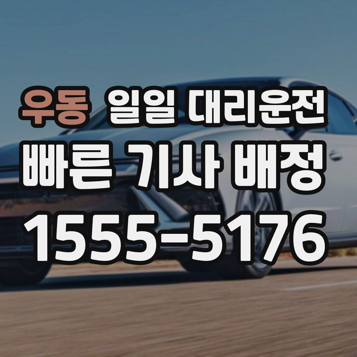 우동 일일 대리운전
