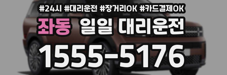 좌동 일일 대리운전