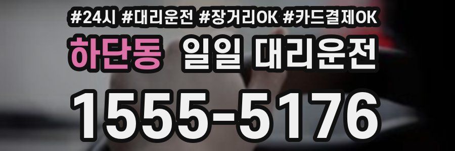 하단동 일일 대리운전